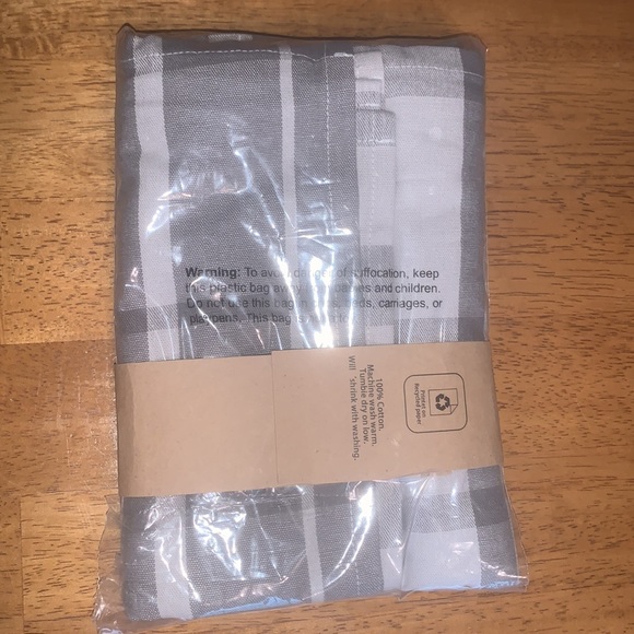 Quiltina New In Package set of four placemats, gray checkered 100% cotton BOGO 🌻 - Picture 3 of 13